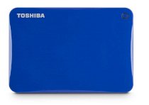 Toshiba Canvio Connect II 3TB Portable Hard Drive, Blue (HDTC830XL3C1)