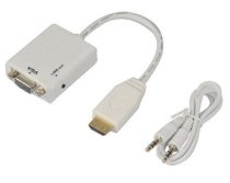 Cable HDMI to VGA + Audio box 20cm