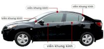Nẹp viền khung kính cho xe Accent sedan 2011- 2013