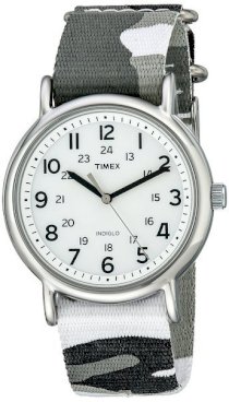 Timex Unisex T2P366 Weekender Gray Camo