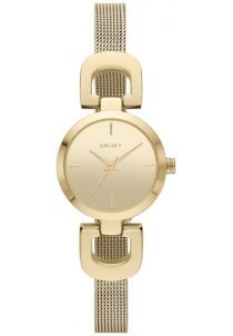 Đồng hồ DKNY Gold-Tone Stainless Steel Mesh Bracelet 24mm NY2101