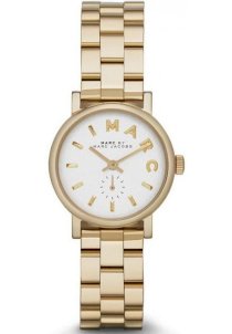 Đồng hồ Baker Mini Gold Tone Watch With Silver Dial 28mm MBM3247