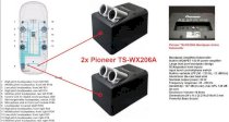 SUBWOOFER PIONEER TS-WX 206A