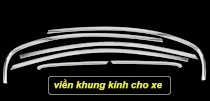Nẹp viền Inox toàn bộ chân kính xe Civic 2006 - 2011