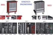 Thùng đồ và bộ dụng cụ 225 chi tiết JTC 3931 + 225