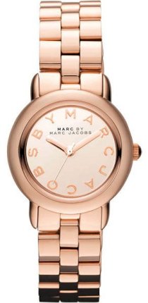 MARC JACOBS Mini Marci Rose Gold Mirror Dial Women's Watch 26mm MBM3175