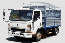 Xe tải thùng mui bạt HOWO 3800 8.25R16 6 Tấn 1 cầu