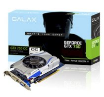 GALAX GeForce GTX 750 OC 2GB (75NPH8DV9SXH) (Nvidia GeForce GTX 750, 2048MB GDDR5, 128-bit, PCI-E 3.0)