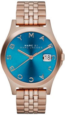 MARC JACOBS The Slim Rose Gold-Tone Stainless Steel Bracelet Watch 36mm MBM3318