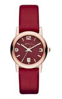 MARC JACOBS Leather Farrow Vintage Round Strap 26MM MBM1403