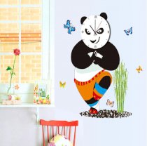 Decal đồng hồ gấu trúc pandaĐH12