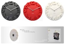 Đồng hồ treo tường 3D tròn - số nổi (3D Arts Design Round Wall Clock)