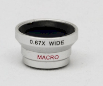 Bộ ống kính 2 trong 1 Macro và Wide loại dán