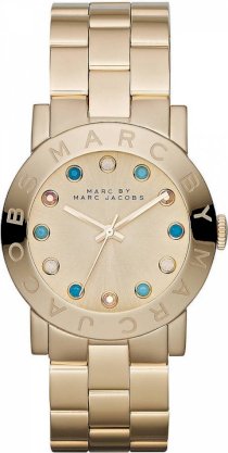 MARC JACOBS Amy Gold-Tone Stainless Steel Bracelet 36 mm MBM3215