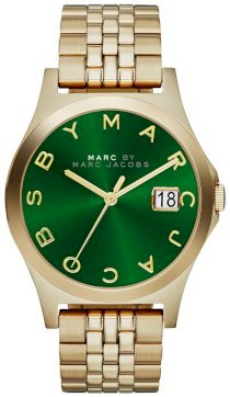 MARC JACOBS Women's The Slim Gold-Tone Stainless Steel Bracelet Watch 36mm MBM3317