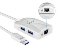 USB 3.0 to Lan Giga 100/1000Mbp + Hub USB 3.0 3 port Ugreen 20260