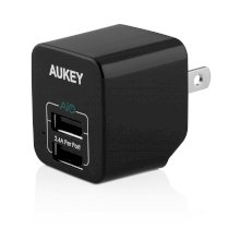 Sạc Aukey PA-U32 12W (2.4A) Dual USB Charger Adapter