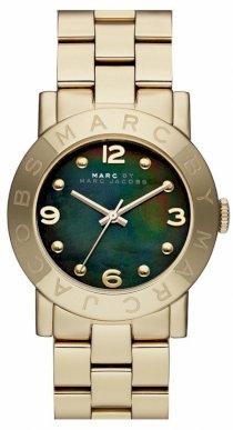 MARC JACOBS Women\'s \'Amy\' Mother-of-Pearl Dial Watch, 37mm MBM3166