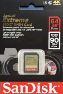 Thẻ nhớ Sandisk Extreme SDXC 64GB 600X - (Class 10)