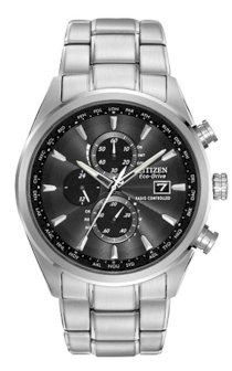 CITIZEN Stainless Steel Eco-Drive Dress Watch 43mm Eco-Drive H800