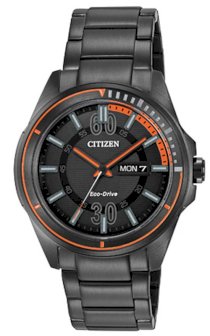 CITIZEN Drive from Citizen HTM Analog Display Japanese Quartz Black Watch 43mm Eco-Drive J800