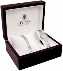 CITIZEN Citizen Watch Set, Women's Stainless Steel Bangle Bracelet 21mm