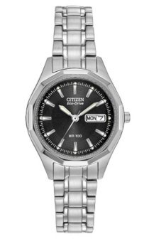 CITIZEN Eco-Drive Stainless Steel Sport Watch 27mm Eco-Drive E001