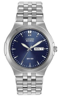 CITIZEN Stainless Steel Eco-Drive Watch 39mm Eco-Drive E101