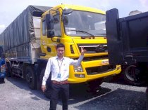 Xe tải Cửu Long TMT 5 chân 22 tấn thùng bạt inox 304