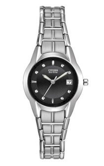 CITIZEN Eco-Drive Stainless Steel Bracelet Watch 26mm Eco-Drive E011