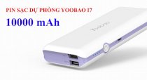 Pin sạc dự phòng Yoobao I7 10000mAh