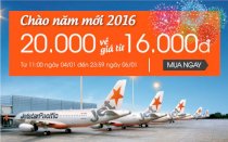 Vé máy bay Jetstar pacific khuyến mại chào năm mới 2016 Hồ Chí Minh - Singapore