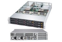 Server Supermicro SuperServer 6028U-TNRT+ (Black) (SYS-6028U-TNRT+) E5-2699 v3 (Intel Xeon E5-2699 v3 2.30GHz, RAM 64GB, 1000W, Không kèm ổ cứng)