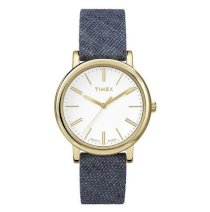 Timex - Đồng hồ nữ thời trang dây vải Originals Linen (Xanh Navy) TW2P63800
