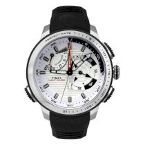 Timex - Đồng hồ thời trang nam dây da Intelligent Quartz Yacht RacerTM (Đen) TW2P44600