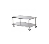 Bàn inox có bánh xe Việt Khoa 1000 x 750 x 850 mm