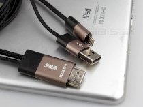 Cáp MHL 11 Pin to HDMI 4m Hagibis - Vỏ nhôm