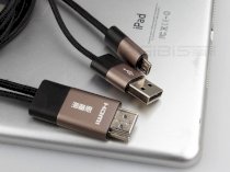 Cáp MHL 5 Pin to HDMI 2m Hagibis - Vỏ nhôm
