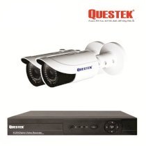 Bộ 2 camera quan sát HD - IP hãng QUESTEK QTX-IPC2