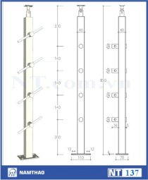 Trụ Inox Nam Thao NT 137