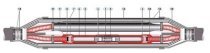 Hộp nối cáp ngầm Denson 36KV XLPE JK 3*400mm2