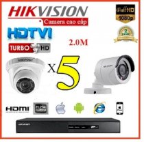 Bộ 5 camera Hkvision 1080P HIK56DIR2M-5 (2.0MP )