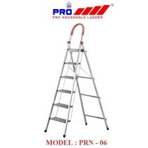 Thang nhôm ghế có tay vịn PRO bản to 6 bậc PRN 06