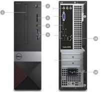 Dell Vostro 3250SFF 70071320 (Intel Core i5-6400 2.7GHz, RAM 4GB, HDD 500GB, DVDRW, VGA Onboard, Ubuntu, Không kèm màn hình)