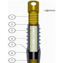 Đầu cáp ngầm trung thế co nguội đơn pha 24KV XLPE ngoài trời - Loại 1*50mm2