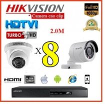 Bộ 8 camera Hkvision 1080P HIK56DIR2M-8 (2.0MP )