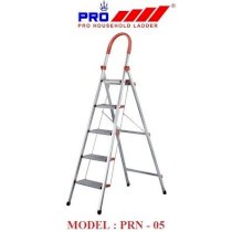 Thang nhôm ghế có tay vịn PRO bản to 5 bậc PRN 05