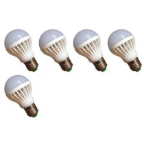 Đèn led búp tiết kiệm điện bộ 5 cái Gnesco 5W (Vàng ấm)