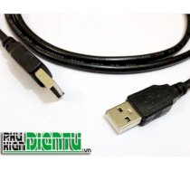 Cáp USB 2 đầu dương màu đen 1.5m (#0649)