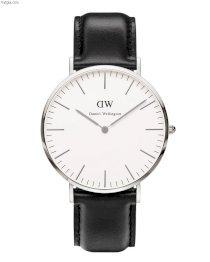 Đồng hồ Daniel Wellington Classic Sheffield 0206DW Silver dây da đen